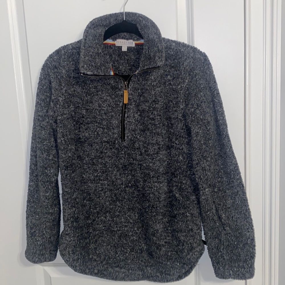 Quarter zip sherpa